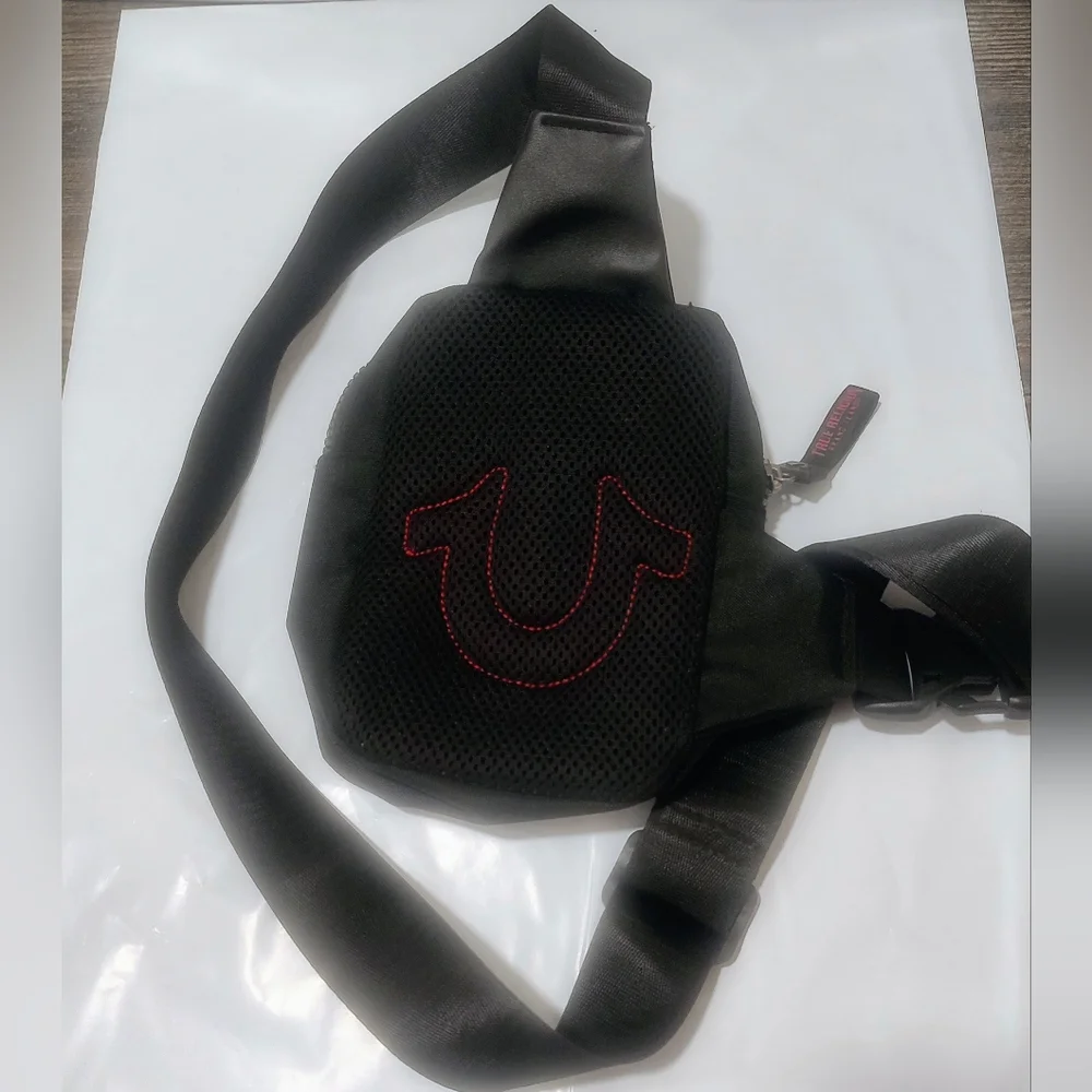 True Religion Black Crossbody Bag